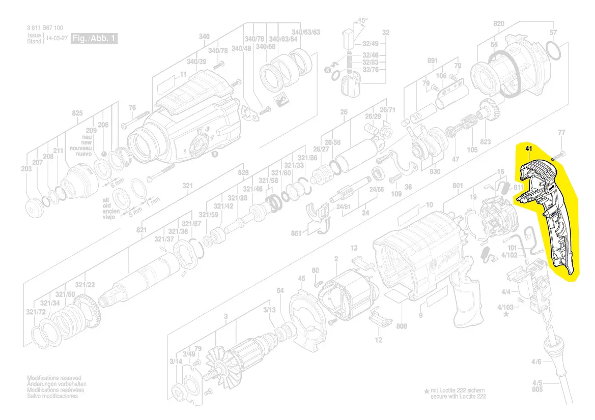 Couvercle carter réf. 1 615 500 428 BOSCH